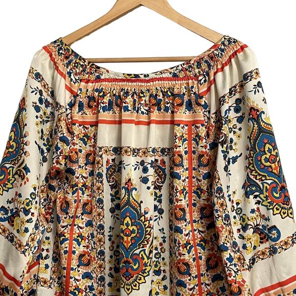 Anthropologie KAS Top Pullover Boho Tunic Peasant Blouse Womens XS EUC - Picture 4 of 9